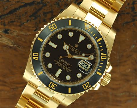 rolex submariner full 18k gold|rolex submariner used price guide.